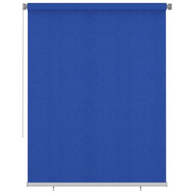 vidaXL Vonkajšia zatemňovacia roleta 180x230 cm modrá HDPE