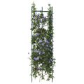 vidaXL Mriežky na paradajky 4 ks 116 cm oceľ a PP
