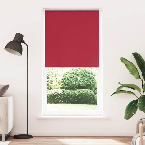 vidaXL Zatemňovacia roleta červená 110x230 cm, šírka látky 105,7 cm, polyester