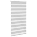 vidaXL Zebra roleta svetlosivá 85x100 cm šírka látky 80,9 cm polyester