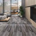 vidaXL Nesamolepiace podlahové dosky PVC 4,46m² 3mm, priemyselné drevo