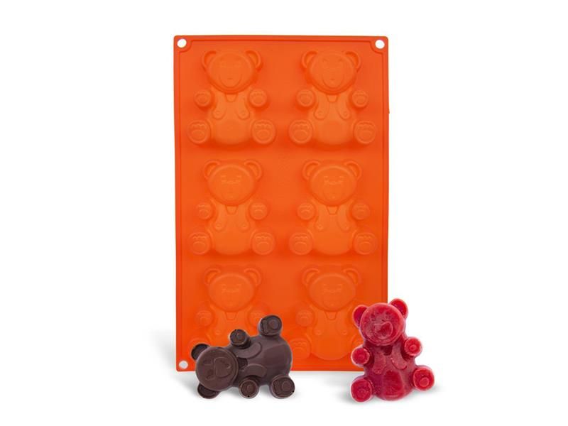 Forma na pečenie medvedíkov ORION 31x18x2cm Orange