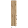 vidaXL Sada skríň 2 ks 66 x 34,5 x 90 cm Kompozitné drevo Dub artisan