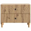 vidaXL Nočný stolík Dub artisan 62 x 34,5 x 48 cm Kompozitné drevo