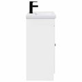 vidaXL Sada kúpeľňového nábytku Biela 56 x 37,5 x 81 cm