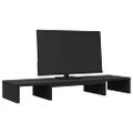 vidaXL Podstavec pod monitor čierny 80x24x10,5 cm kompozitné drevo