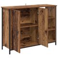vidaXL Servírovacia skriňa Staré drevo 100 x 33 x 75 cm