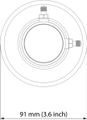 RF elements TPA-SMA TwistPort adaptér pro 6Ghz s 2x RP-SMA konektory