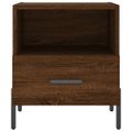 vidaXL Nočné stolíky 2 ks hnedý dub 40x35x47,5 cm kompozitné drevo
