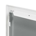 vidaXL Access Panel Biela 33 x 33 x 3 cm Oceľ