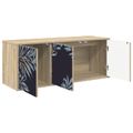 vidaXL Nástenný TV kabinet DOKKUM 102 x 33 x 40 cm Dub sonoma