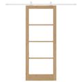 vidaXL Posuvné dvere ORKDAL 86 x 211 cm Prírodná