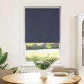 vidaXL Zatemňovacia roleta námornícka modrá 65x175 cm šírka látky 60,7 cm polyester