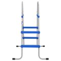 vidaXL Bazénový rebrík pre nadzemný bazén 84 cm oceľ a plast