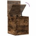 vidaXL Úložný box dymový dub 40x42x46 cm kompozitné drevo