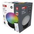 LED ambientná lampa EMOS ZCW11BR GoSmart, čierna, teplá biela–studená biela/RGB, WiFi