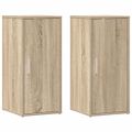 vidaXL Skrinky na topánky 2 ks dub sonoma 32x35x70 cm drevotrieska