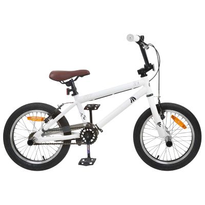 vidaXL BMX Bicykel 18 Palcov pre 7-10 rokov Biela