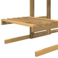 vidaXL Stojan na rastliny Biela 82 x 36 x 60 cm Pevné akáciové drevo