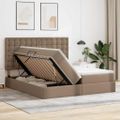 vidaXL Postel s úložným prostorem a matrací Kapsulín 200 x 200 cm