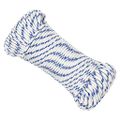 vidaXL Lodné lano biele 4 mm 25 m polypropylén