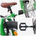 vidaXL BMX Bicykel 18 Palcov pre 7-10 rokov Zelená