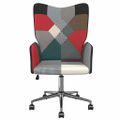 vidaXL Relaxačné kreslo patchwork látkové