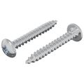vidaXL Drevo skrutky 2 ks Strieborná M4 x 28 mm Oceľ