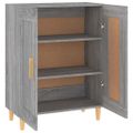 vidaXL Komoda sivý dub sonoma 69,5x34x90 cm spracované drevo