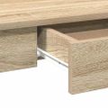 vidaXL Stôl dub sonoma 100x45x75 cm spracované drevo