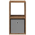 vidaXL Nočný stolík Staré drevo 30,5 x 27 x 59,5 cm Kompozitné drevo