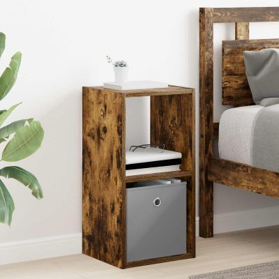 vidaXL Nočný stolík Dymová dub 30,5 x 27 x 59,5 cm Kompozitné drevo