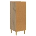 vidaXL Servírovacia skriňa Dub artisan 33 x 34,5 x 90 cm