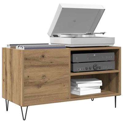 vidaXL Skrinka na platne dub artisan 84,5x38x48 cm kompozitné drevo
