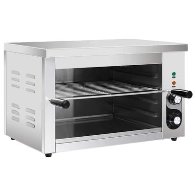 vidaXL Elektrický gastro salamander gril, nehrdzavejúca oceľ 3000 W