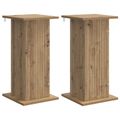 vidaXL Stojan na rastliny 2 ks Dub artisan 30,5 x 30 x 60,5 cm