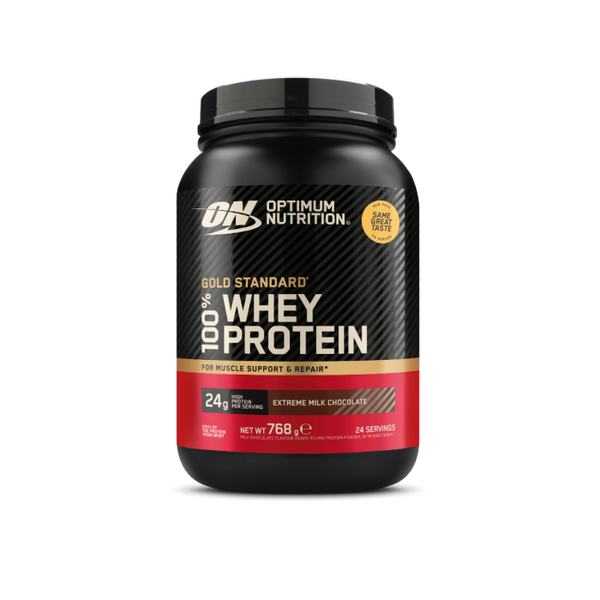 100% Whey Gold Standard - Optimum Nutrition, mimoriadne mliečna čokoláda, 768 g