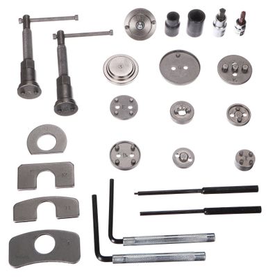Stlačovák brzdových pístů MECHANIC BRAKE SET BLACK 50, sada 50ks SIXTOL