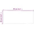 vidaXL Nástenná magnetická tabuľa čierna 80x30 cm tvrdené sklo