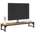 vidaXL Stojan na monitor Staré drevo 85 x 23 x 15,5 cm