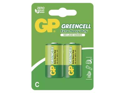 Batéria C (R14) Zn-Cl GP Greencell  2ks / blister
