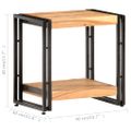 vidaXL Príručný stolík 40x30x40 cm akáciový masív