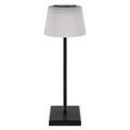 LED stolná lampa KATIE, dobíjacia, čierna