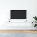 vidaXL TV skrinky 2 ks biele 80x31x25,5 cm kompozitné drevo