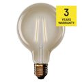LED žiarovka Vintage G95 / E27 / 4,5 W (40 W) / 420 lm / teplá biela