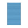 vidaXL Plisovaná roleta modrá 80x100 cm šírka látky 79,4 cm polyester