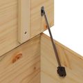 vidaXL Konferenčný stolík HILL Medová hnedá 79.5 x 79.5 x 49 cm