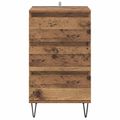 vidaXL Servírovacia skriňa Staré drevo 40 x 35 x 70 cm