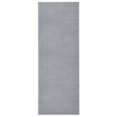 vidaXL Koberec behúň BCF sivý 100x250 cm
