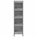 vidaXL Knižnica 40 x 30 x 155 cm Kompozitné drevo Sivý Sonoma
